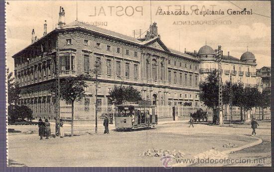 Postales: TARJETA POSTAL DE ZARAGOZA. CAPITANIA GENERAL. - Foto 1