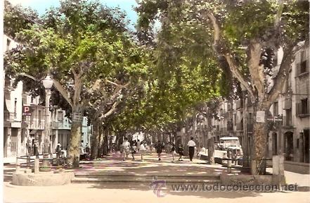 Postales: POSTAL BARBASTRO PASEO DEL GENERALISIMO - Foto 1