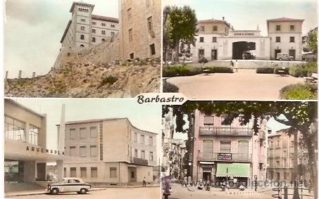 Postales: POSTAL BARBASTRO VARIAS VISTAS - Foto 1