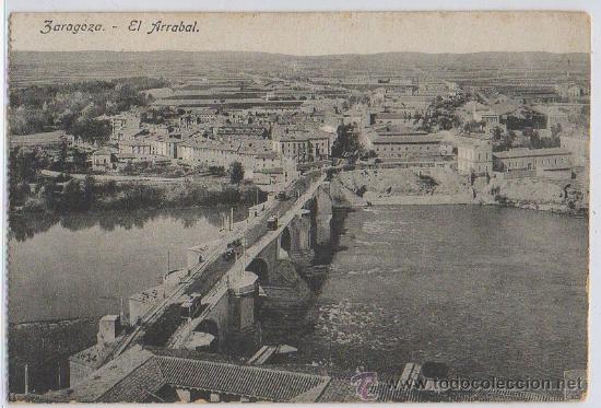 Postales: POSTAL DE ZARAGOZA EL ARRABAL - Foto 1