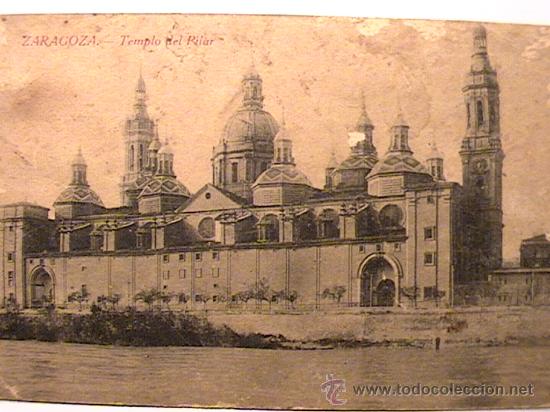 Postales: POSTAL DE ZARAGOZA DE LOS A&Ntilde;OS 10 - Foto 1