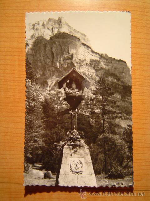 Postales: POSTAL PARQUE NACIONAL DE ORDESA VIRGEN DEL PILAR Y LA FRAUCATA  CIRCULADA