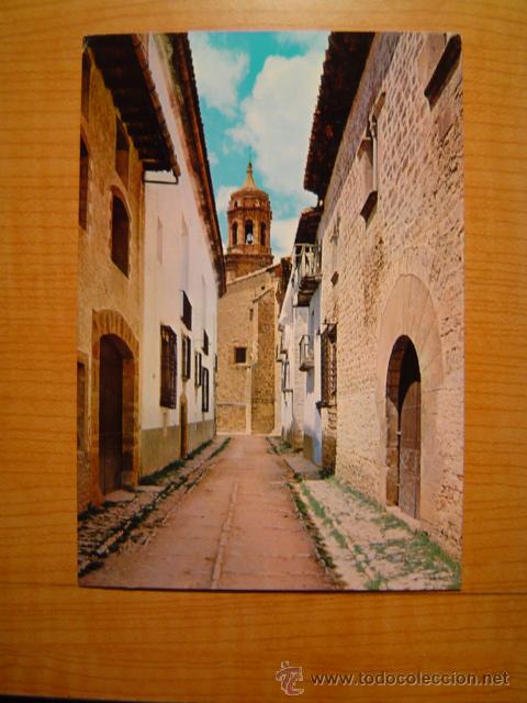 Postales: POSTAL LA IGLESUELA  DEL CID (TERUEL) CALLE ONDEVILLA SIN CIRCULAR