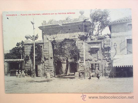 Postales: zaragoza -puerta del carmen,--sin circular - Foto 1