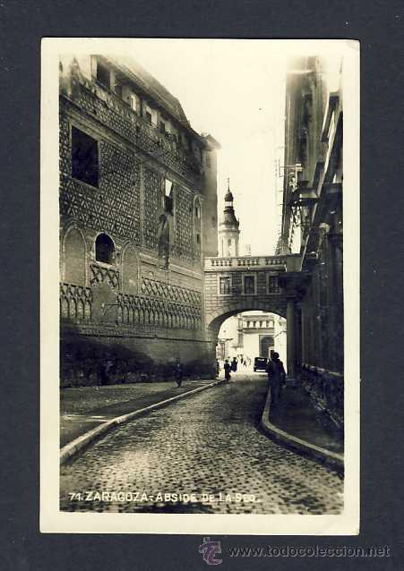 Postales: Postal de ZARAGOZA: Abside de la Seo (num.71) - Foto 1