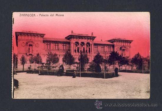 Postales: Postal de ZARAGOZA: Palacio del Museo - Foto 1
