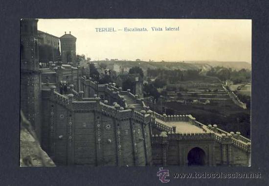 Postales: Postal de TERUEL: Escalinata, vista lateral - Foto 1