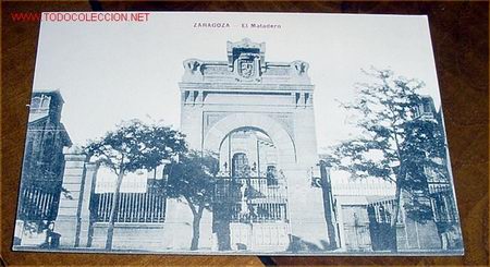 Postales: ANTIGUA POSTAL DE ZARAGOZA - EL MATADERO - Foto 1