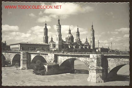 Postales: ANTIGUA POSTAL DE ZARAGOZA - Foto 1