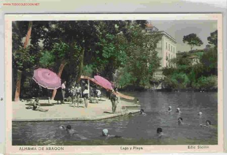 Cartes Postales: BONITA POSTAL DE ALHAMA DE ARAGON