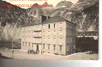 Postales: POSTAL DEL BALNEARIO DE PANTICOSA GRAN HOTEL