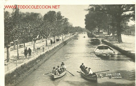 Postales: ZARAGOZA. CANAL IMPERIAL - Foto 1