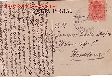 Postales: TARJETA POSTAL DE RECUERDO DE ZARAGOZA-. - Foto 2