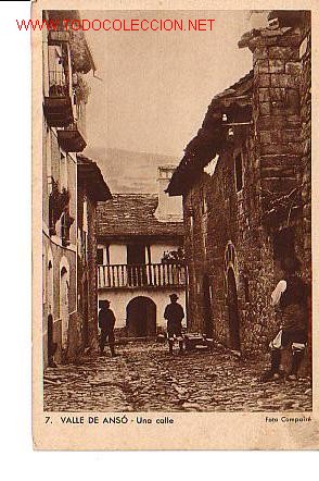 Postales: VALLE DE ANS&Oacute;. Una calle - Foto 1