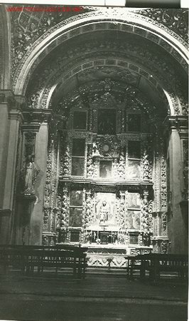 Postales: BARBASTRO. CATEDRAL.  ALTAR  DE  SAN  JOS&Eacute;. - Foto 1