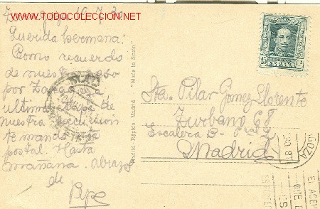 Postales: ZARAGOZA. PLAZA DE CASTELAR Y MONUMENTO A LOS SITIOS. - Foto 2
