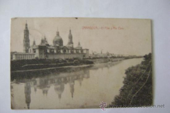 Postales: ZARAGOZA.EL PILAR Y RIO EBRO 031032 - Foto 1