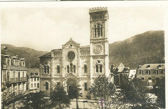 Postales: BENASQUE-LUCHON. LA IGLESIA DE LUCHON.