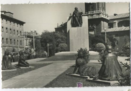 Postales: ZARAGOZA : MONUMENTO DE GOYA PAR66 - Foto 1