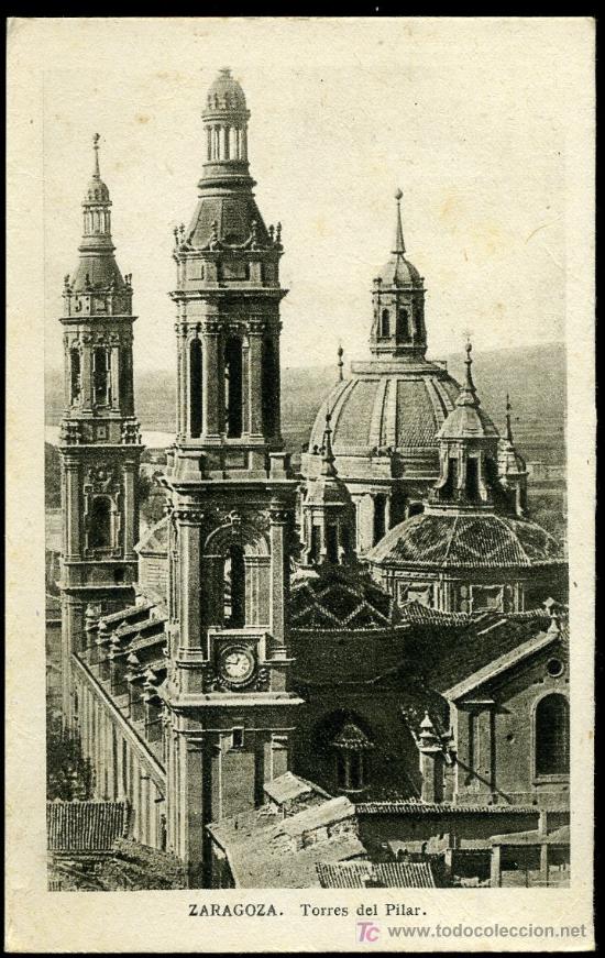 Postkarten: TARJETA POSTAL DE ZARAGOZA.TORRE DEL PILAR