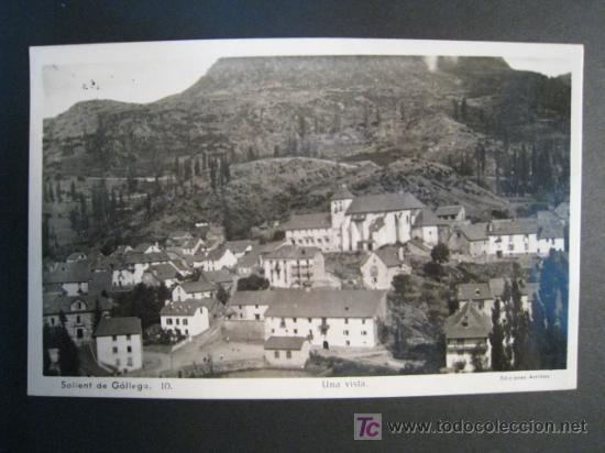Postales: SALLENT GALLEGO: UNA VISTA (ARRIBAS 10). POSTAL