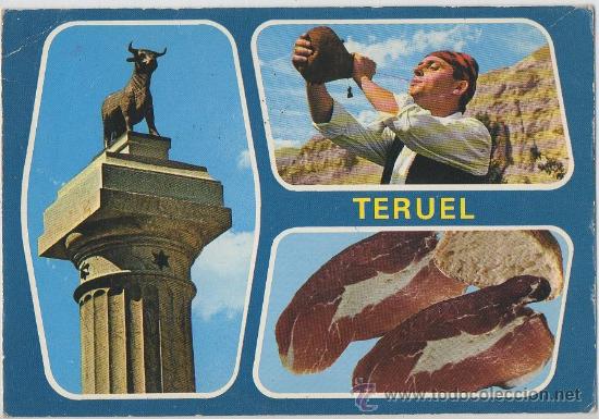 Postales: TARJETA POSTAL ESTAMPAS TIPICAS DE LA CIUDAD TERUEL