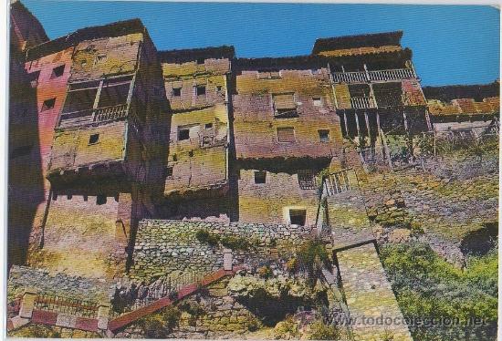 Postales: TARJETA POSTAL ALBARRACIN CASAS COLGADAS SOBRE LA ESCALINATA TERUEL