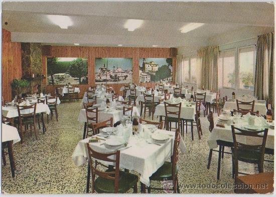 Postales: TARJETA POSTAL DE ORIHUELA DEL TREMEDAL COMEDOR HOTEL ESPINOSA TERUEL