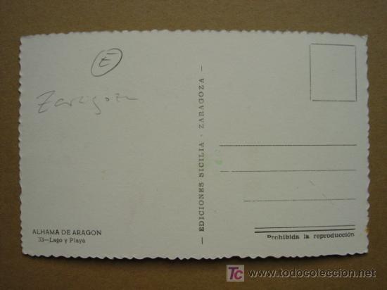 Postales: ALHAMA DE ARAGON, ZARAGOZA - Foto 2