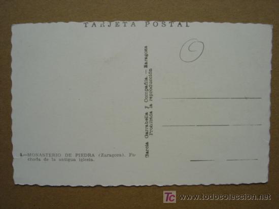 Postales: MONASTERIO DE PIEDRA, ZARAGOZA - Foto 2