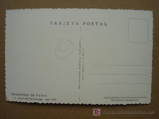 Postales: MONASTERIO DE PIEDRA, ZARAGOZA - Foto 2