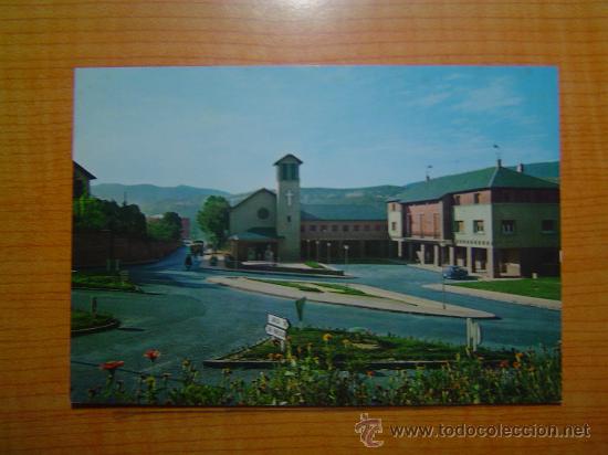 Postales: POSTAL  PIRINEO  ARAGONES SABI&Ntilde;ANIGO PLAZA DE ARAGON IGLESIA AYUNTAMIENTO SIN CIRCULAR