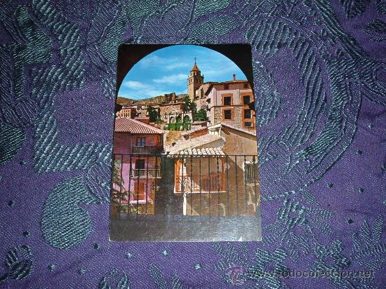 Postales: albarracin vista parcial y torre de la catedral,ediciones sicilia-zaragoza
