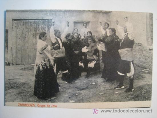 Postales: ZARAGOZA: GRUPO DE JOTA (THOMAS) - Foto 1