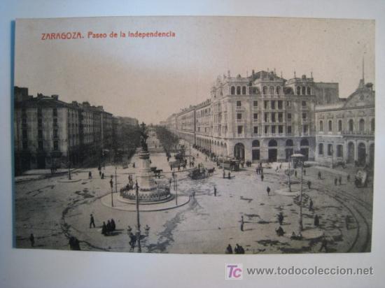 Postales: ZARAGOZA: PASEO DE LA INDEPENDENCIA (THOMAS) - Foto 1