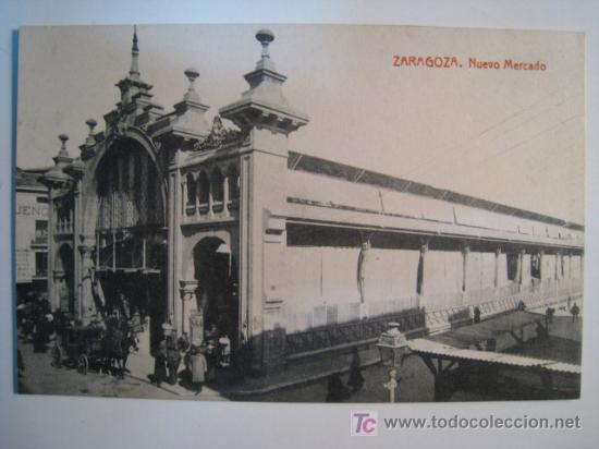 Postales: ZARAGOZA: NUEVO MERCADO (THOMAS) - Foto 1