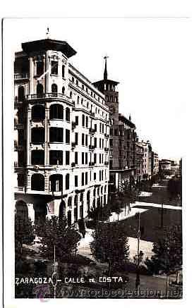 Postales: POSTAL DE ZARAGOZA CALLE DE COSTA - Foto 1
