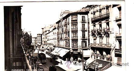 Postales: POSTAL DE ZARAGOZA CALLE DEL COSO - Foto 1