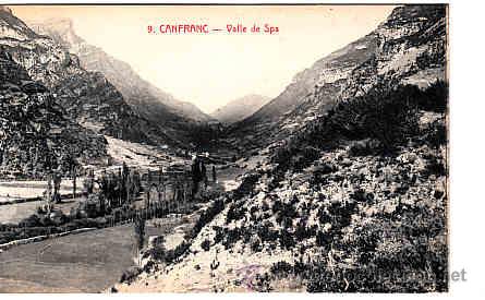 Postales: POSTAL DE HUESCA CANFRANC N&ordm;9 VALLE DE SPA - Foto 1