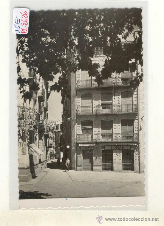 Postales: (PS-8626)POSTAL DE BARBASTRO(HUESCA)-PLAZA Y CALLE DE SAN RAMON