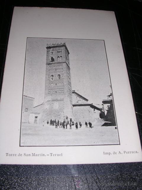 Postales: TERUEL - TORRE DE SAN MARTIN - IMP. DE A. PERRUCA - Foto 1