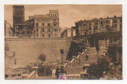 Postales: TERUEL. LA ESCALINATA. (ED. A. FUERTES). - Foto 1