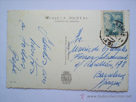 Postales: ZARAGOZA .CIRCULADA - Foto 2