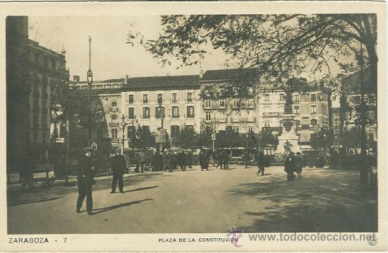 Postales: ZARAGOZA. PLAZA DE LA CONSTITUCI&Oacute;N. - Foto 1