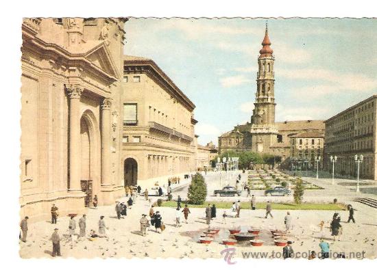 Postales: zaragoza. Pl. del Pilar. - Foto 1