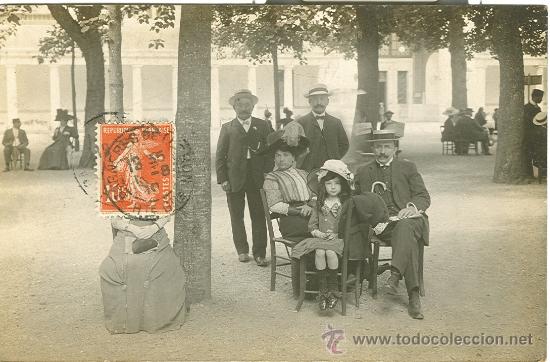 Postales: BENASQUE-LUCHON. POSTAL MATASUEGRAS. A&Ntilde;O 1910. CARTOFILIA.