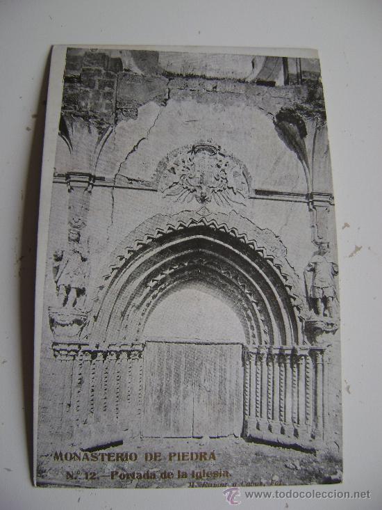 Postkarten: MONASTERIO DE PIEDRA.PORTADA DE LA IGLESIA.03087