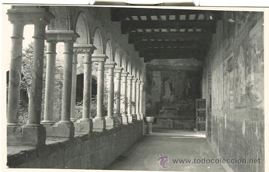 Postales: HUESCA. ALQU&Eacute;ZAR. CLAUSTRO DE LA COLEGIATA. - Foto 1