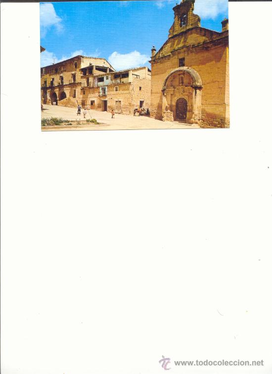 Postales: la fresneda iglesia y calle del pilar (teruel)