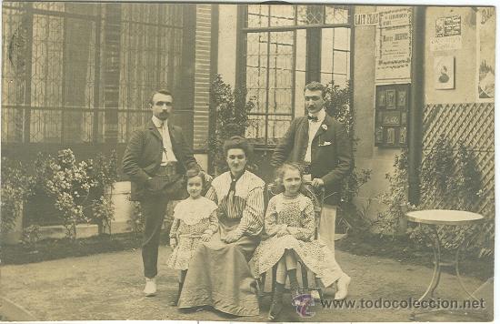 Postales: BENASQUE-LUCHON. POSTAL FOTOGR&Aacute;FICA. A&Ntilde;O 1904.
